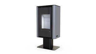 Сталева піч Defro Home SOLUM TOP Сірий Solum Top Gray фото
