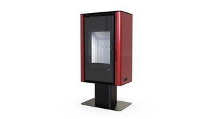 Сталева піч Defro Home SOLUM TOP Червоний Solum Top Red фото