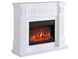 Камінокомплект ArtiFlame Toscana AF23BS білий з обігрівом і звуком горіння вогню
