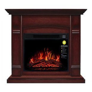 Електрокамін із порталом ArtiFlame Manchester AF23 махагон коричневий антик (89 х 99.8 см) MANCHESTER AF23S MBA фото