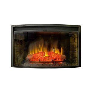 Електрокамін з обігрівом, звуком та ефектом полум'я декоративний Royal Flame Panoramic 33W LED FX N чорний вбудований Panoramic33WLEDFXN фото