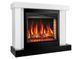 Каминокомплект ArtiFlame Yukon AF28S белый с обогревом и звуком горения огня