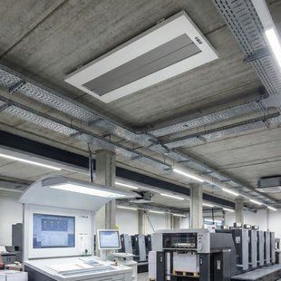 Стельовий інфрачервоний обігрівач до 20 м2 Ekostar A2000, білий (1200х600 мм) 2000 Вт А2000 фото