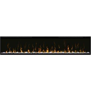 Електрокамін з обігрівом, кристалами, кольорами декоративний Dimplex Ignite XLF74 чорний вбудований THWG XLF74 фото