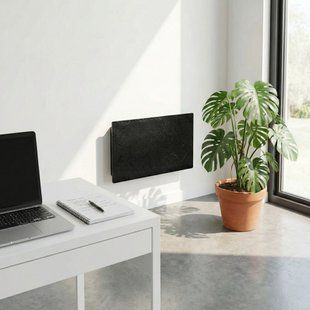 Керамогранитный обогреватель до 10 м2 UDEN-S KEN-500 "Гранж жаккард" графитовый (78,5 х 46 см) 450 Вт 35759KM5GAgr825 фото