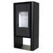 Стальная отопительная печь Defro Home SOLUM LOG Черный (118.9 х 60 х 40 см)