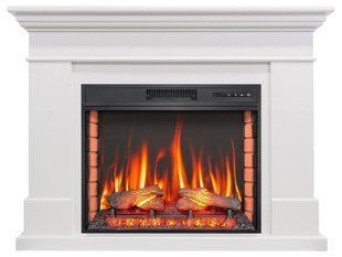 Камінокомплект ArtiFlame Sacramento AF28S білий з обігрівом і звуком горіння вогню Sacramento AF28S WT фото