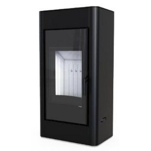 Сталева опалювальна піч Defro Home SOLUM Чорний (115 х 60 х 40 см) Solum Black фото