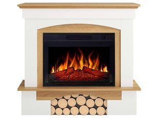 Электрокамин ArtiFlame Woodley AF23S белый / дуб натуральный Woodley AF23S WT/NO фото
